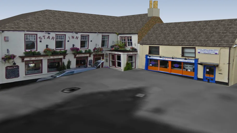 The Star inn & Pizza Market Street, WottonunderEdge 3D