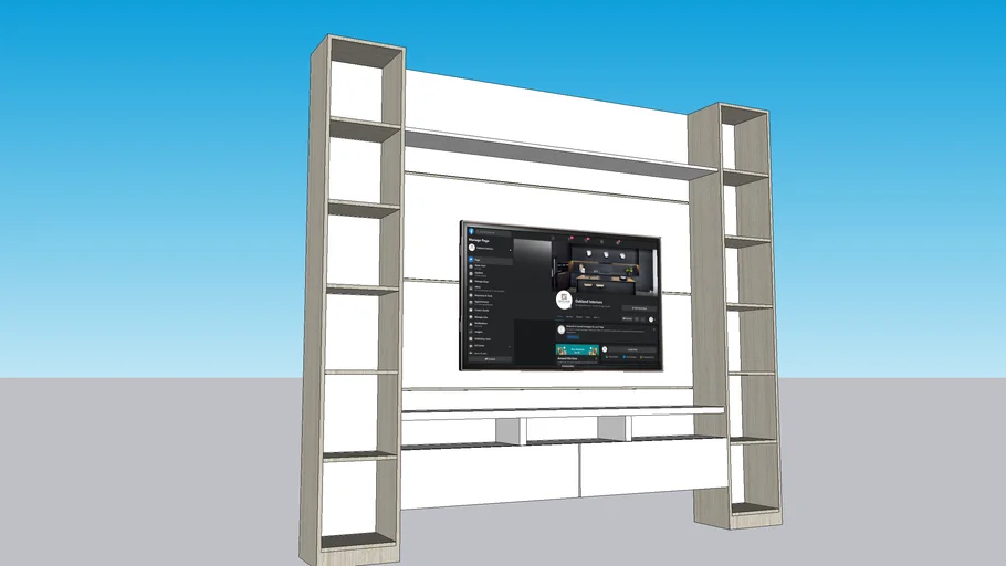 Simple Tv Rack Design