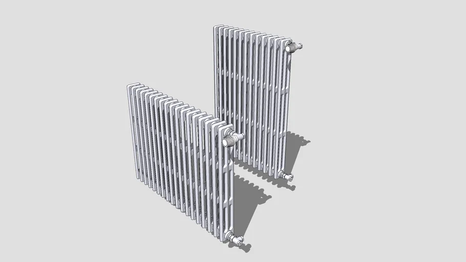 Radiateurs CONFIGURABLES en fonte 3 colonnes 3D Warehouse — free download