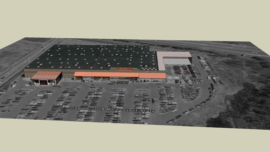 The Home Depot, Portland Maine 3D Warehouse