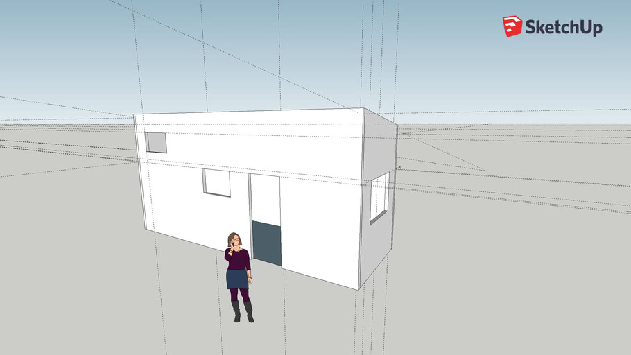 Tiny Home Draft #4014 2.4M x 7.2m | 3D Warehouse