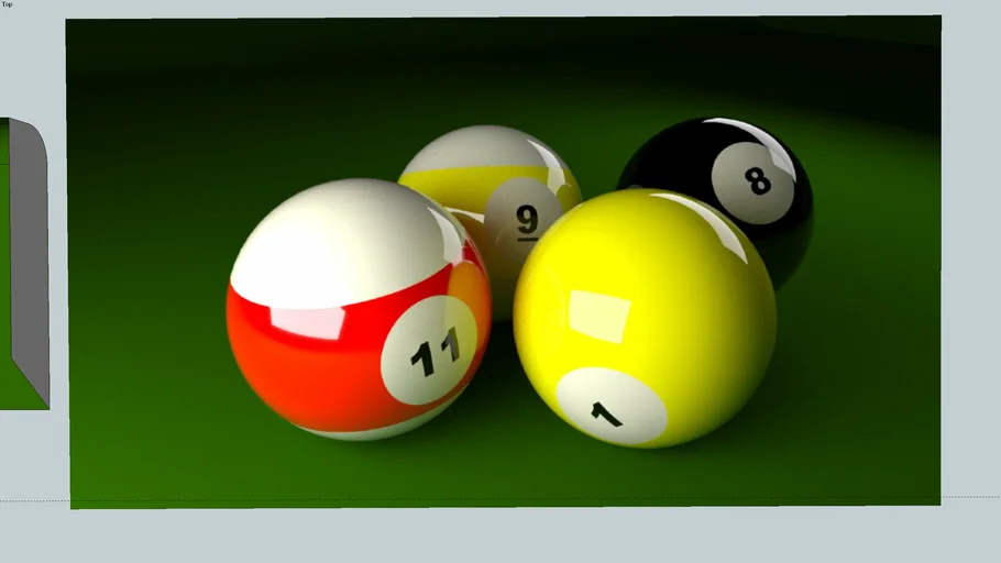 Bolas de bilhar 3D com Photoshop e 3ds Max