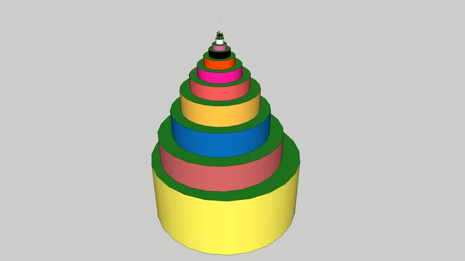 The Colorful Cake | 3D Warehouse