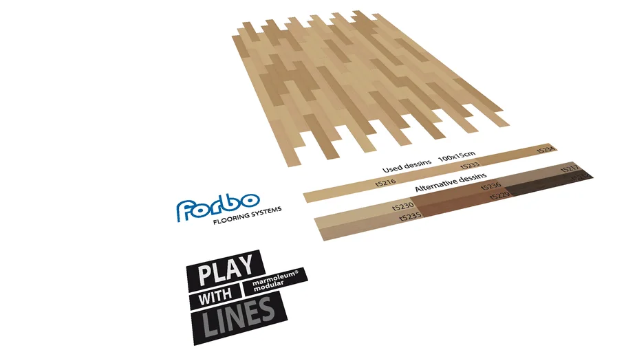 Marmoleum Modular PL71 Floorplan 3D Warehouse