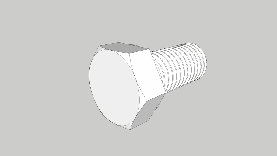 M12 x 25 BOLT 3D Warehouse