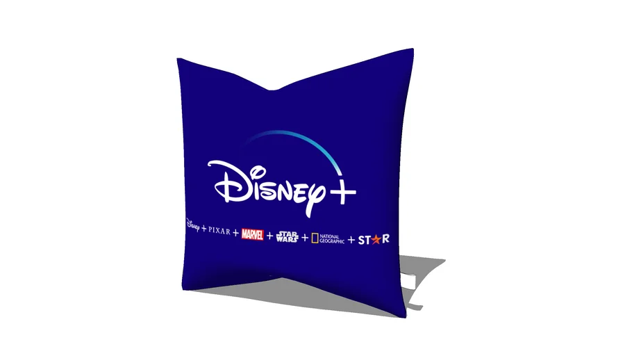 Disney+ pillow 3D Warehouse