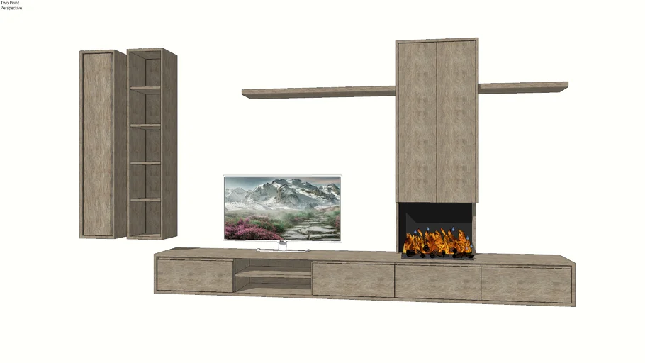 tv unit | 3D Warehouse