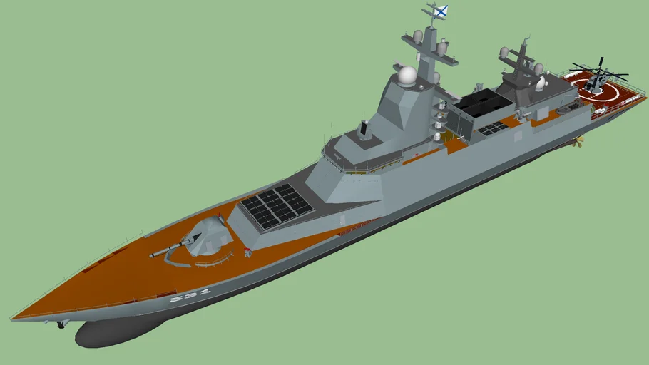 RUSSIAN+NAVY-ADVANCED+FRIGATE+5-31-FFG | 3D Warehouse