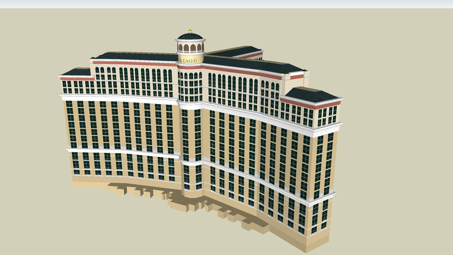 Bellagio Hotel, Las Vegas, Nevada 3D Warehouse