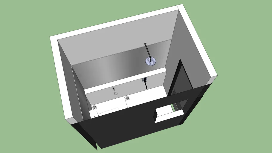 Toilet near Kitchen 3D Warehouse