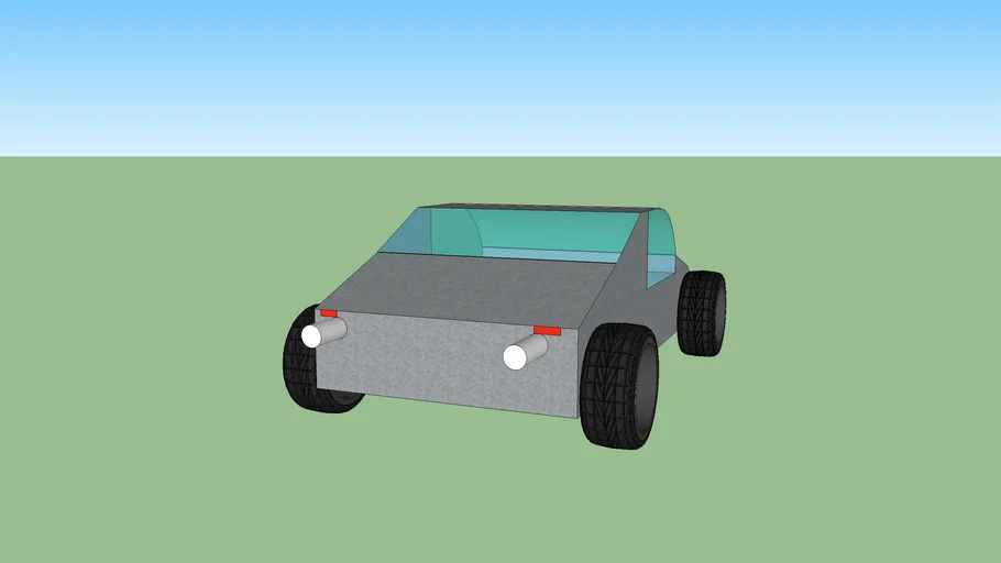 My First Sketchup ModelA Car 3D Warehouse