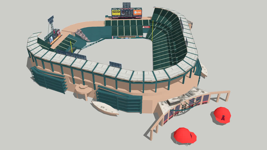 Angel Stadium of Anaheim | 3D Warehouse