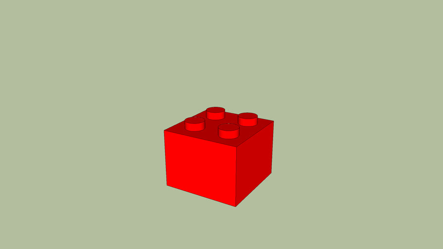 Lego Brick: Red | 3D Warehouse