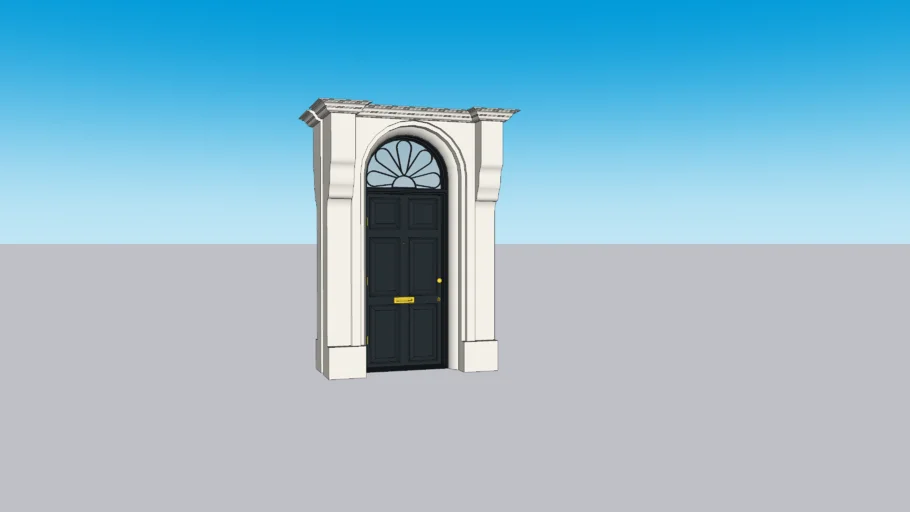 large front door