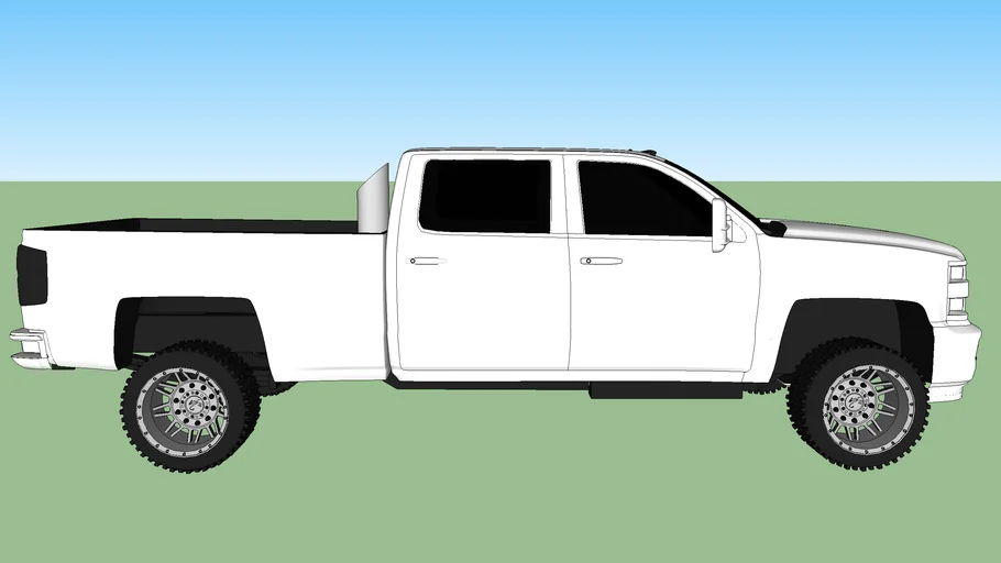 2015 all white dmax 3D Warehouse