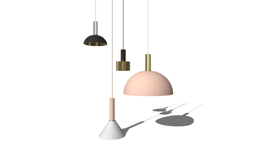 suspended-lamps-3d-warehouse