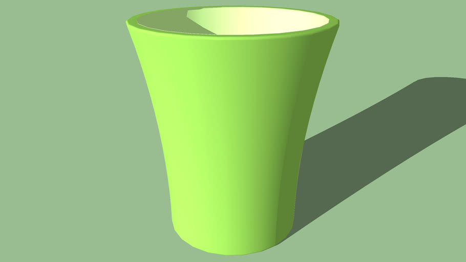 Green vase (without flowers) 3D Warehouse