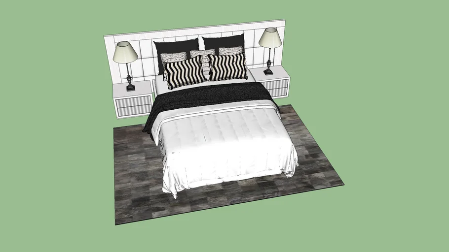 Double bed | 3D Warehouse