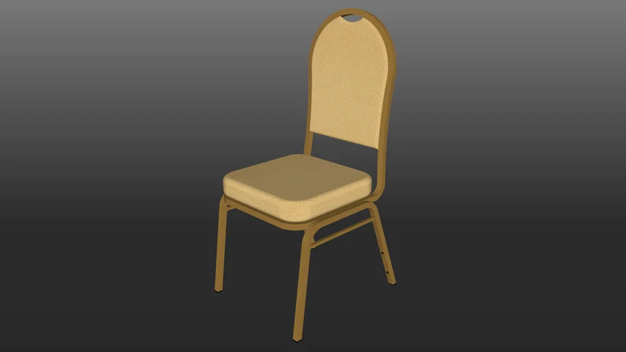 Banquet Chair Chair for Wedding (Full scale realistic Model) 3D
