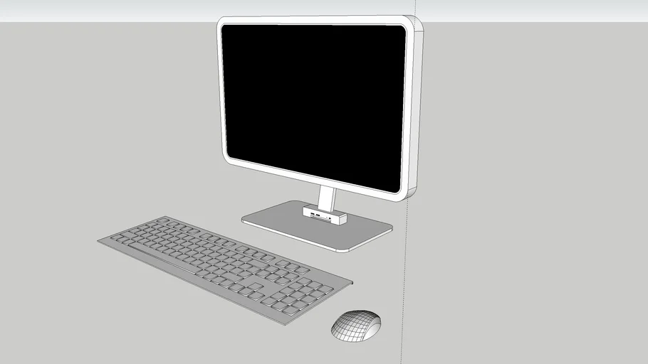 Desktop Computer All in One 3D Warehouse