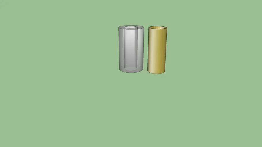 Glass and Brass Guitar Slides 3D Warehouse