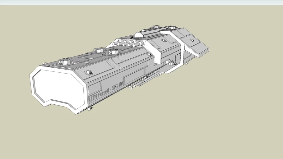 UTN Forseti 'Saber' class Frigate | 3D Warehouse