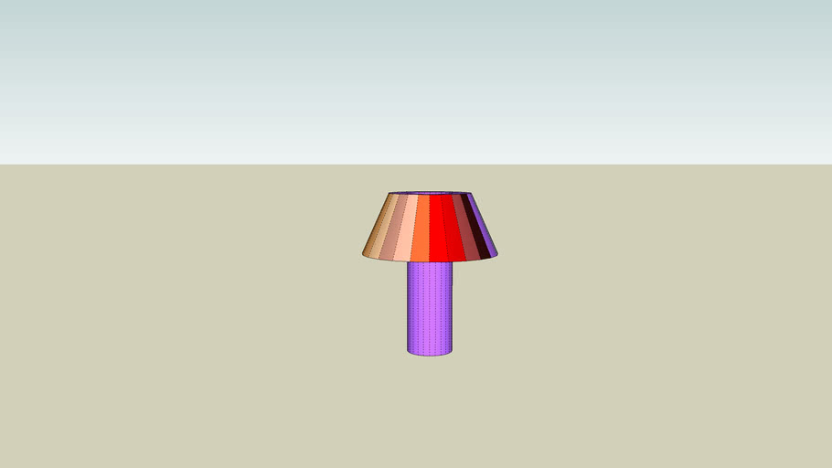 lampe multicolor