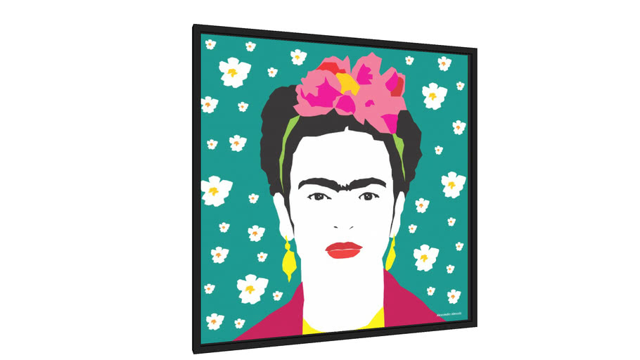 Quadro Frida Kahlo - Galeria9, por alexsandro almeida