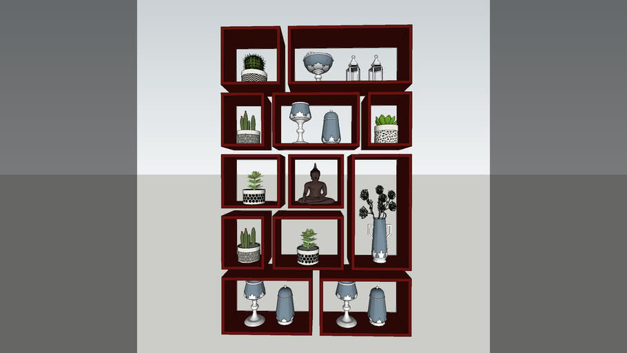 book shelf design 3D Warehouse