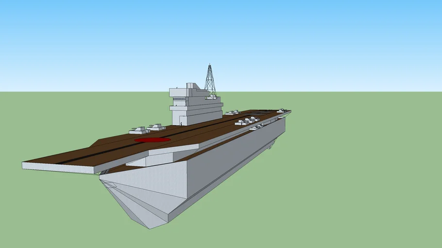 WW2 Japanise Carrier (FICTION) | 3D Warehouse