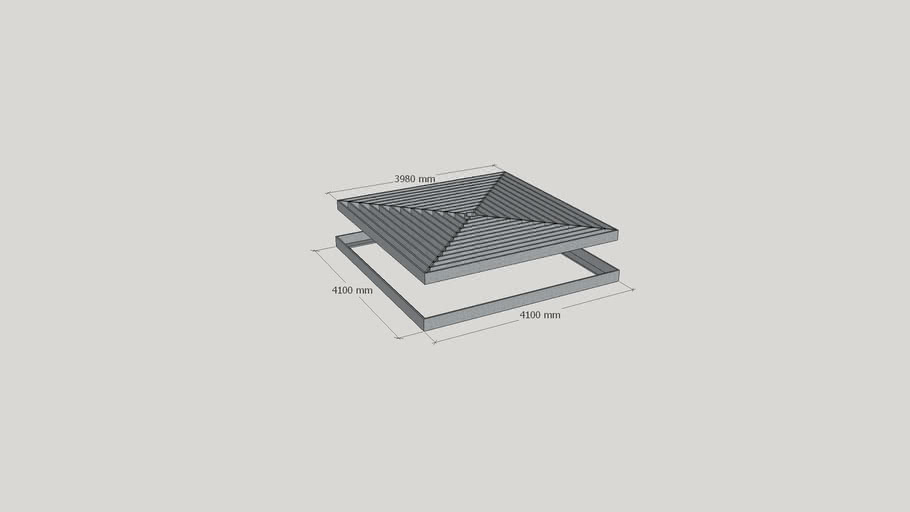 sumidero 41 x 41 | 3D Warehouse