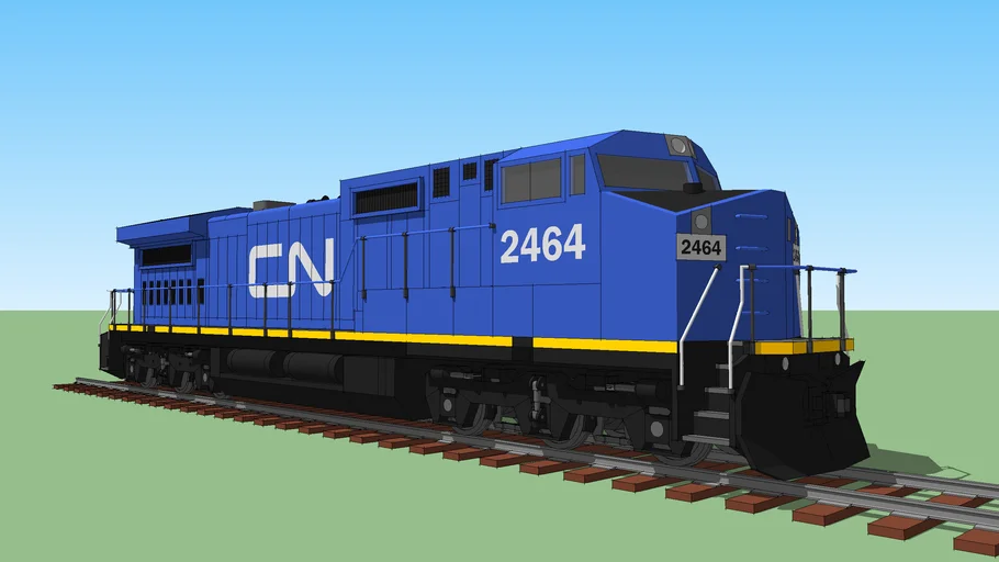 GE Dash 8-40CW CN 2464 Locomotive