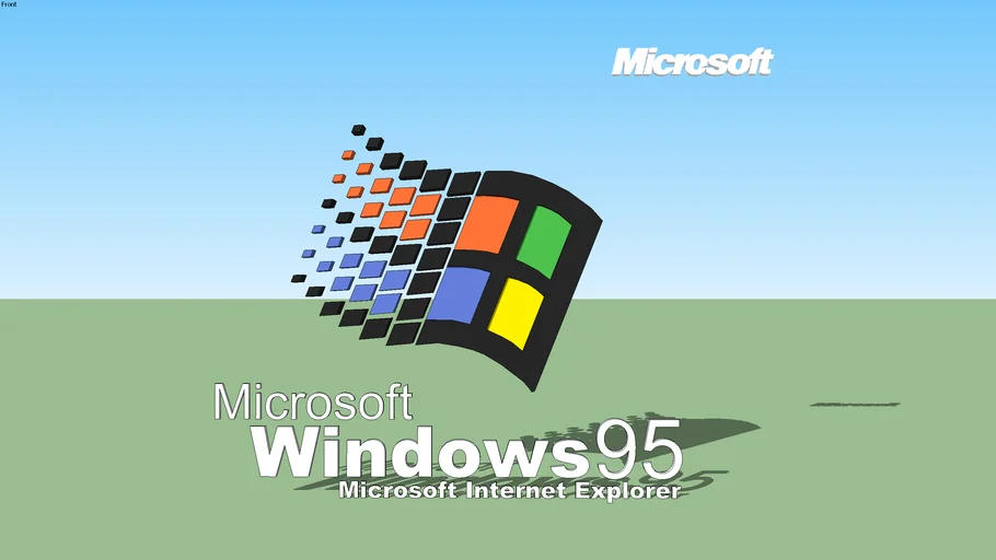 Microsoft Windows 95 Logo | 3D Warehouse