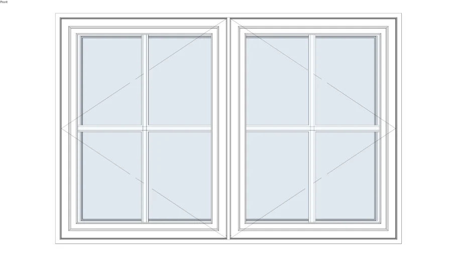 Tuscany® Series | V400  Double Casement Window