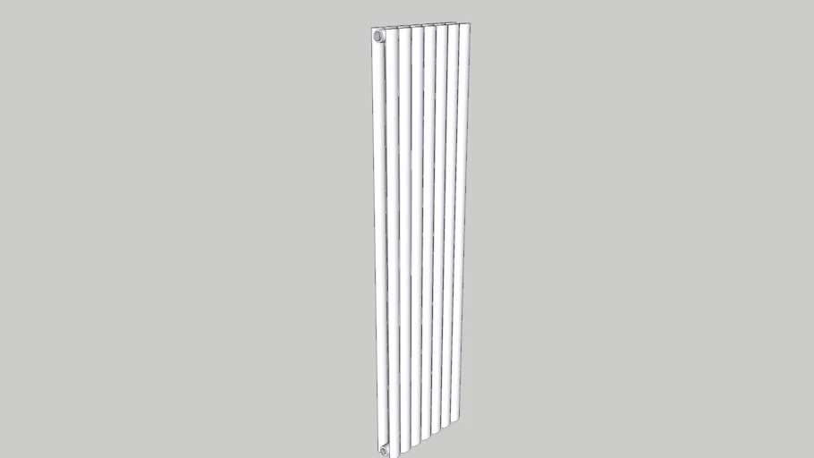 Saturn vertical radiator 1600mm x 406mm 2036w | 3D Warehouse
