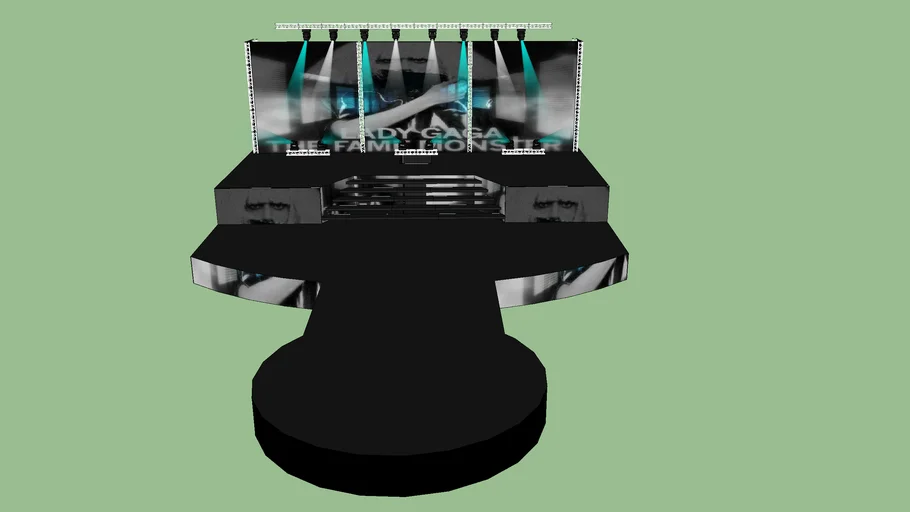 Lady GaGa Stage | 3D Warehouse