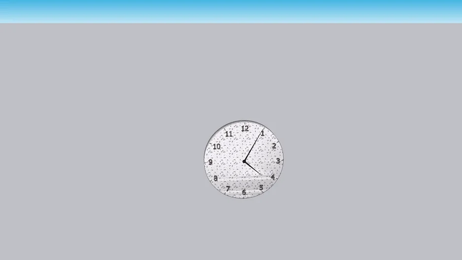 wall clock 3D Warehouse