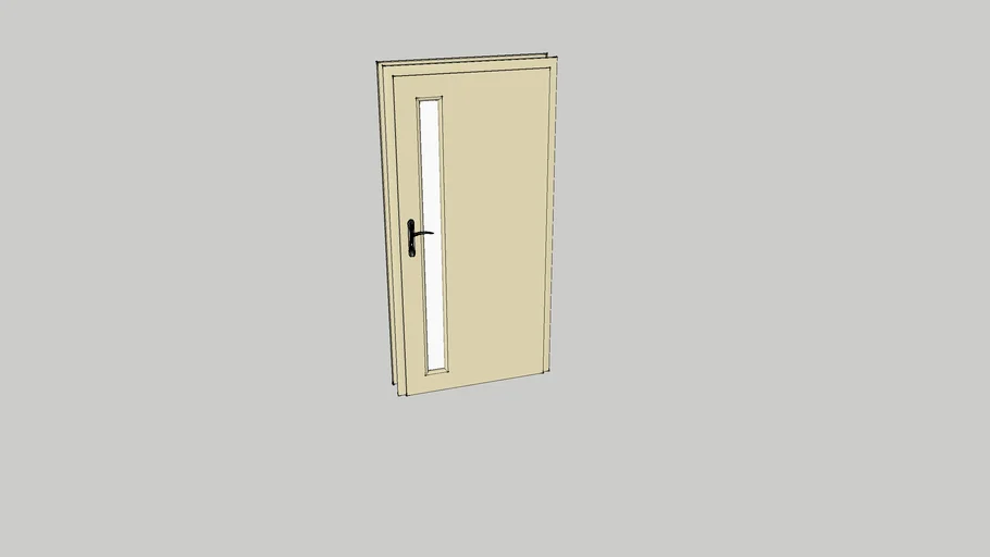 Porta CPL door, System frame, size 90, Model 1.5 | 3D Warehouse