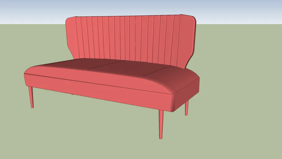 Sillon_Lipstick 2 seat_Munna | 3D Warehouse