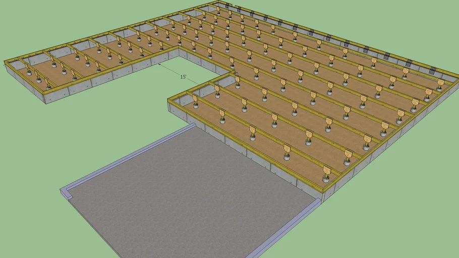 Foundation retrofitting | 3D Warehouse