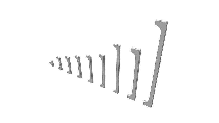 Top Knobs Riverside Pulls & TKnob 3D Warehouse