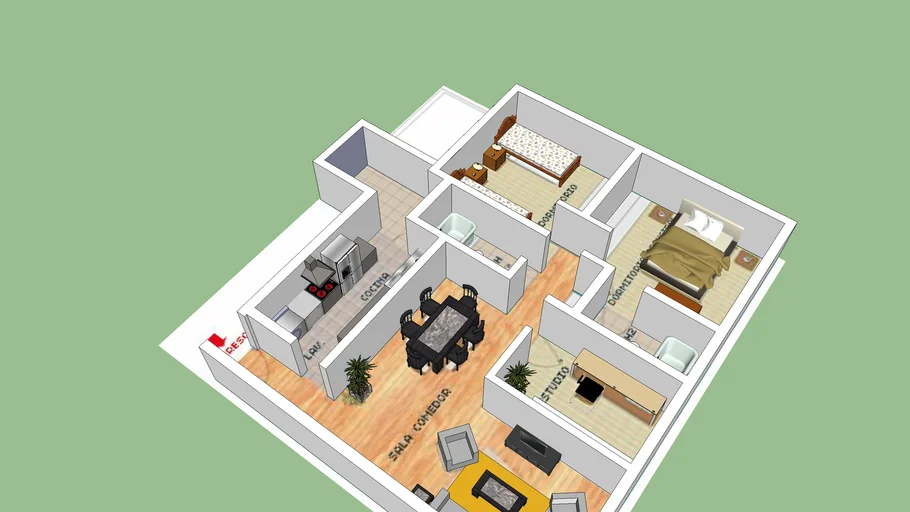 Casa a partir de plano | 3D Warehouse