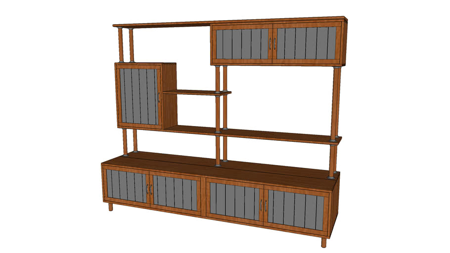 Cool Wall Unit 3D Warehouse