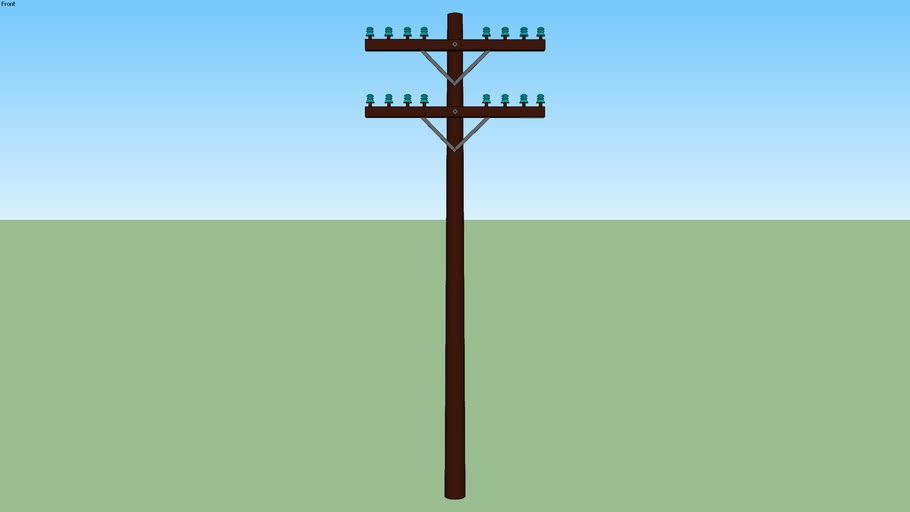 telephone pole 3D Warehouse