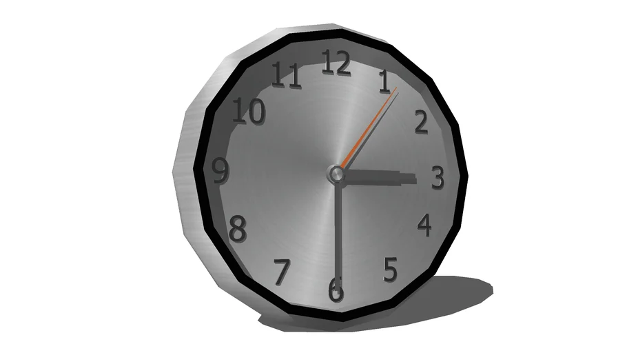 clock wall 3D Warehouse