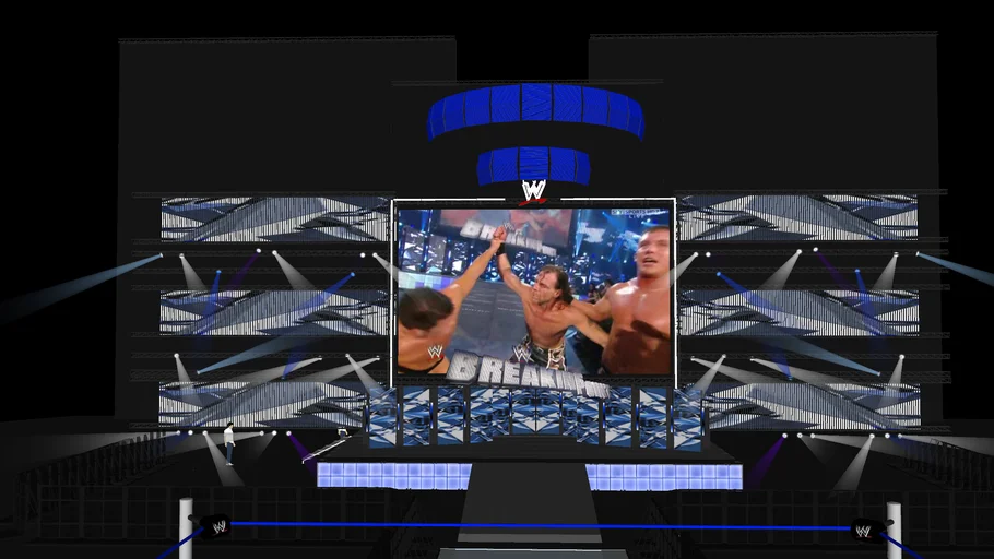 WWE Breaking Point 2009 HD Stage Almost done - - 3D Warehouse