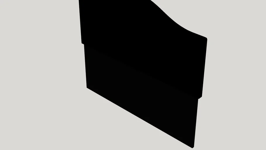 Cyd Nail Button Upholstered Panel Headboard | 3D Warehouse