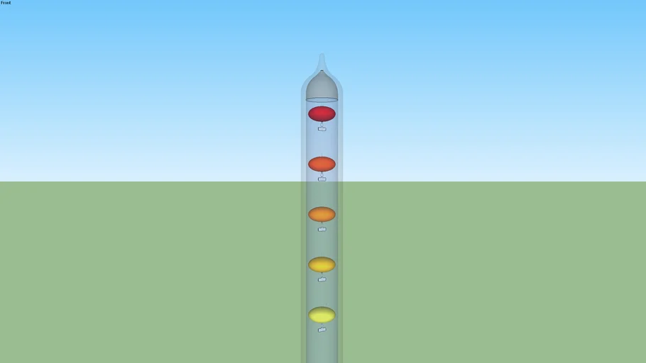 Galileo-Thermometer 3D-Modell - TurboSquid 1406070