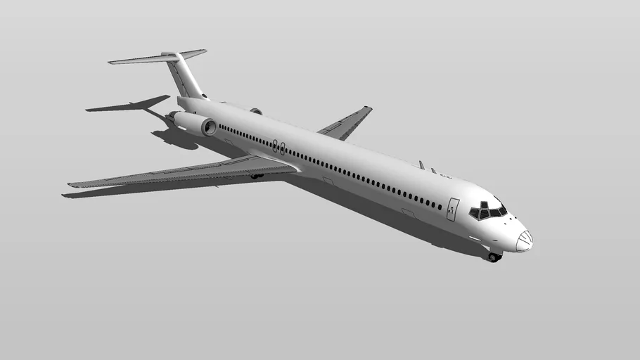 Template - McDonnell Douglas MD-80 | 3D Warehouse