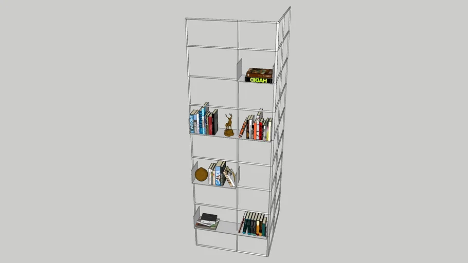 Coloumn book shelf